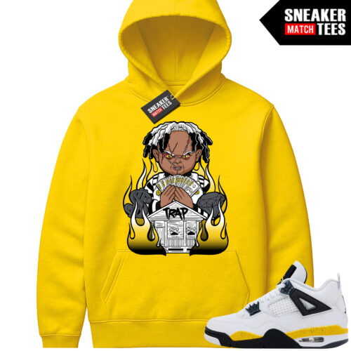 Tour Yellow 4 AJ4 Sneaker Match Hoodies Trap Chucky