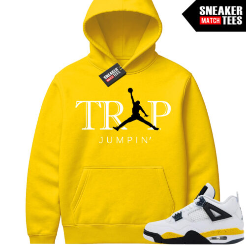 Tour Yellow 4 AJ4 Sneaker Match Hoodies Trap Jumpin