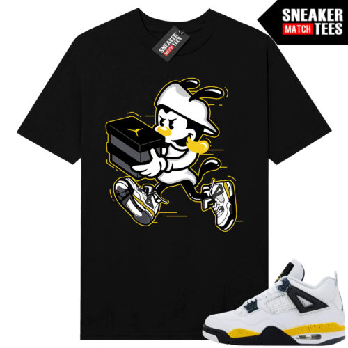 Tour Yellow 4 AJ4 Sneaker Match Tees Double Up - Image 3