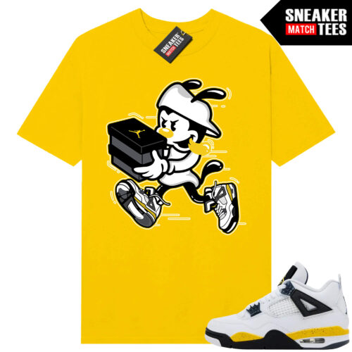 Tour Yellow 4 AJ4 Sneaker Match Tees Double Up