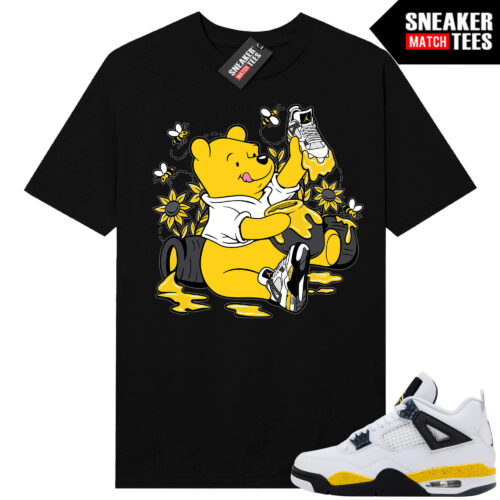 Tour Yellow 4 AJ4 Sneaker Match Tees New Shoe Drip - Image 3