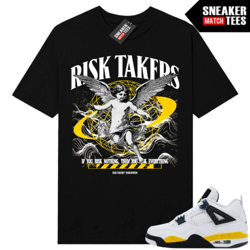 Tour Yellow 4 AJ4 Sneaker Match Tees Ristakers Worldwide - Image 3