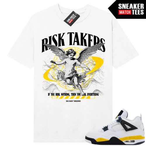 Tour Yellow 4 AJ4 Sneaker Match Tees Ristakers Worldwide - Image 4