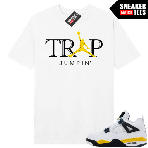 Tour Yellow 4 AJ4 Sneaker Match Tees Trap Jumpin - Image 4