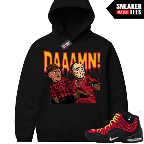 Air Bakin Varsity Red 2026 Sneaker Match Hoodies DAAAMN x Freddy Jason