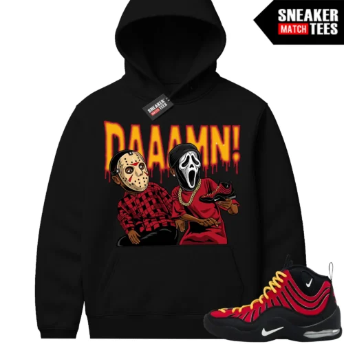 Air Bakin Varsity Red 2026 Sneaker Match Hoodies DAAAMN x Ghostface Jason