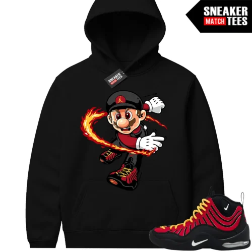Air Bakin Varsity Red 2026 Sneaker Match Hoodies Mario Fire Kicks