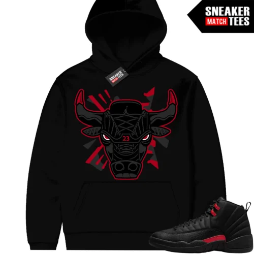 Bloodline 12s Sneaker Match Hoodies Retro Bull