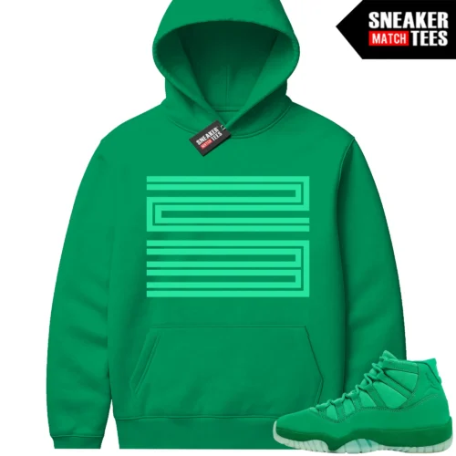 Green Screen 11 Sneaker Match Hoodies 23 Green