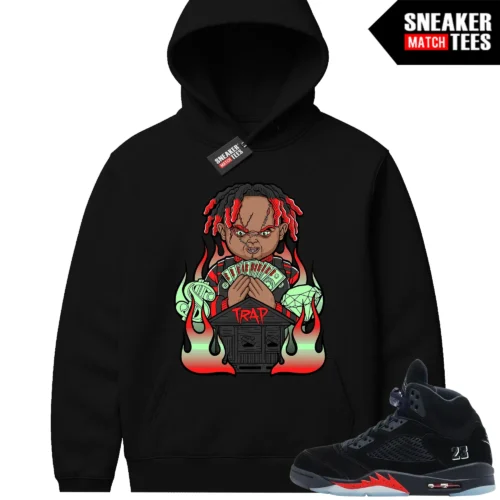 Halloween 5s AJ5 Sneaker Match Hoodies Chucky Trap
