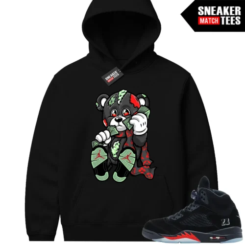 Halloween 5s AJ5 Sneaker Match Hoodies Designer Bear