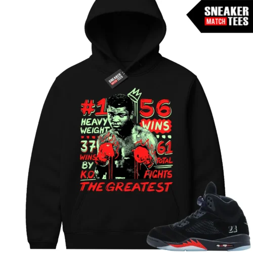 Halloween 5s AJ5 Sneaker Match Hoodies The Greatest