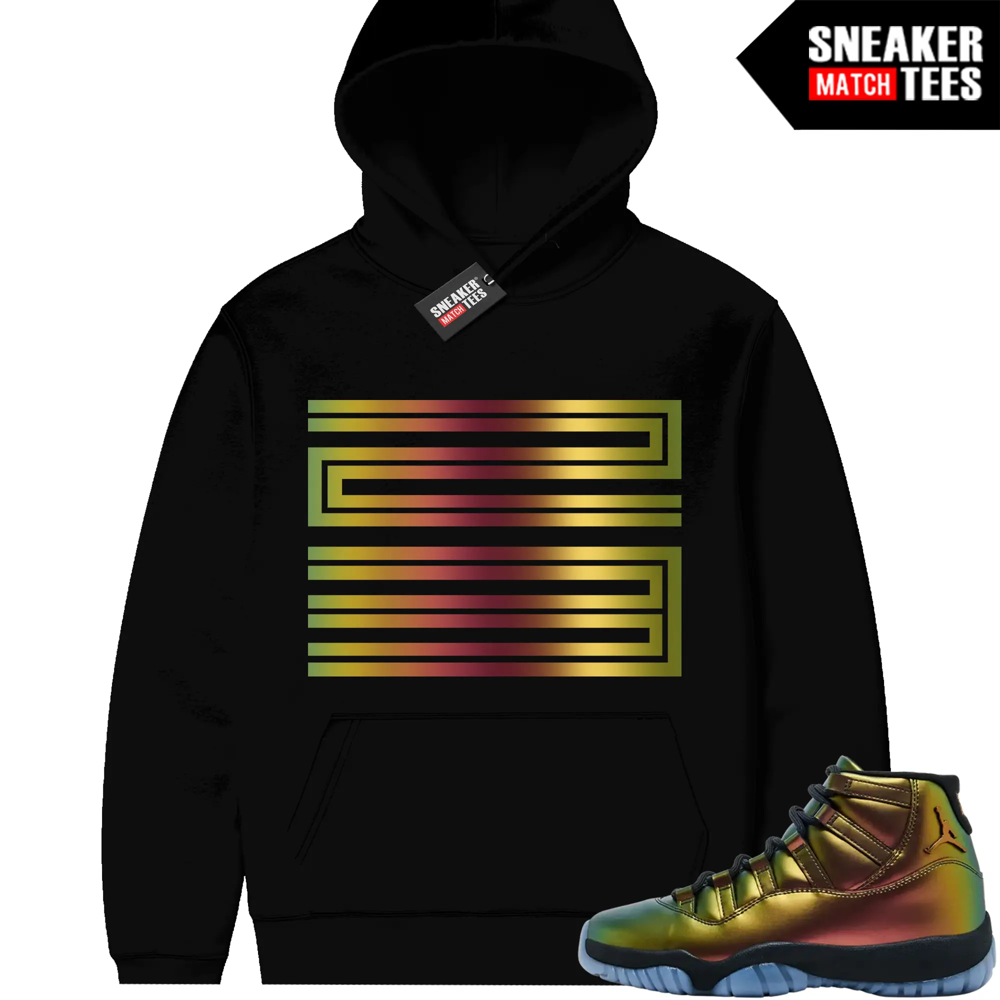 Magic Ball 11 Sneaker Match Hoodies 23 Black