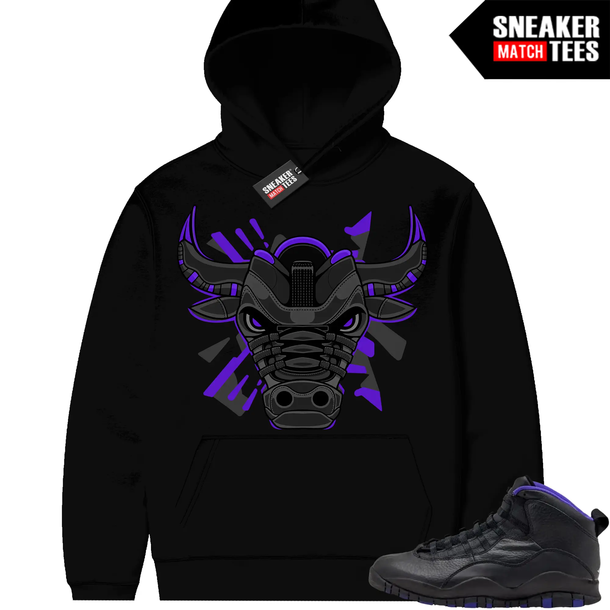 Sacramento 10s Sneaker Match Hoodies Retro Bull