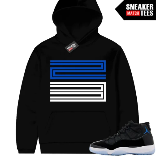 Space Jam 11 Sneaker Match Hoodies 23 Black