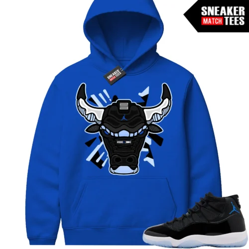 Space Jam 11s Sneaker Match Hoodies Retro Bull